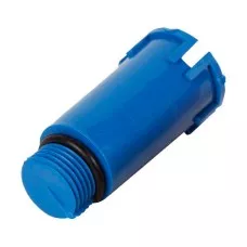 Заглушка монтажная синяя 1/2" НР Заглушка монтажная синяя 1/2" НР