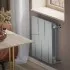 Радиатор биметаллический Royal Thermo Pianoforte 500 - 6 секций Silver Satin с боковым подключением (Роял Термо)
