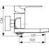 59022 Смеситель KAISER Linear для ванны 59022 Смеситель KAISER Linear для ванны