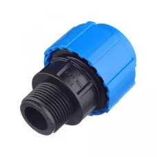 Муфта Политэк 53002501 НР для ПНД труб 25x1" Муфта Политэк 53002501 НР для ПНД труб 25x1"