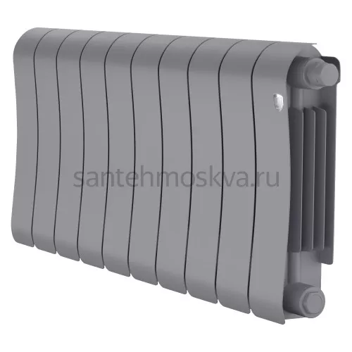 Радиатор биметаллический Royal Thermo Infinity 300 Silver Satin VR80 - 10 секции НС-1696347