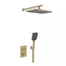 Душевая система скрытого монтажа VIEIR V25006-2S матовое золото