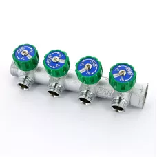 Регулирующий проходной коллектор FAR ВР-НР 1"х3/4" с 4 отводами FK 3824 134 (EUR) Регулирующий проходной коллектор FAR ВР-НР 1"х3/4" с 4 отводами FK 3824 134 (EUR)