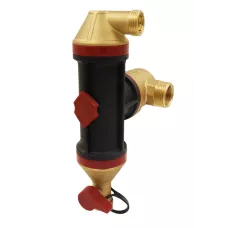 Сепаратор воздуха и грязи Zeissler Clean Smart 1"НР 3/4' ВР S-AD-0204