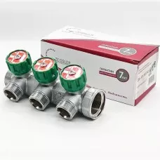 Регулирующий проходной коллектор Zeissler 1" х 3/4" с 3 отводами ZSc.401.0603NE Регулирующий проходной коллектор Zeissler 1" х 3/4" с 3 отводами ZSc.401.0603NE