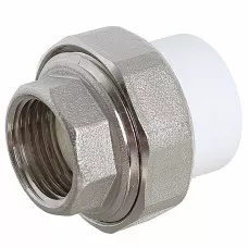 Муфта разъемная - американка 20 мм x 1/2" с внутренней резьбой Муфта разъемная - американка 20 мм x 1/2" с внутренней резьбой