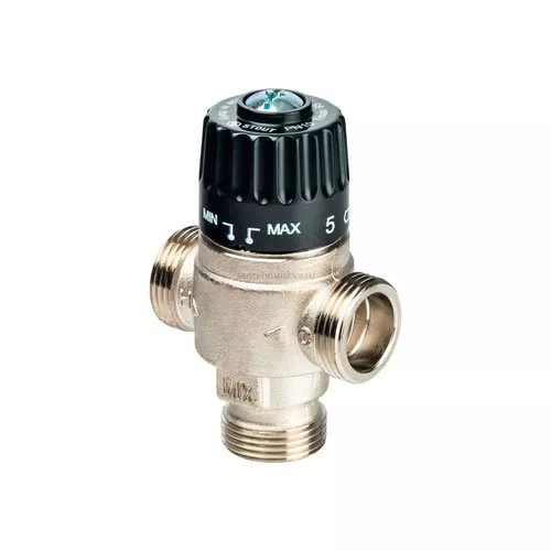 Клапан термосмесительный НР 3/4 35-60°С KV 1.8 м3/ч SVM-0125-186520 Италия