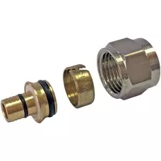 Резьбозажимное соединение Италия SFC-0026-162612 для труб PEX-AL-PEX 16х2,6х1/2" Резьбозажимное соединение Италия SFC-0026-162612 для труб PEX-AL-PEX 16х2,6х1/2"