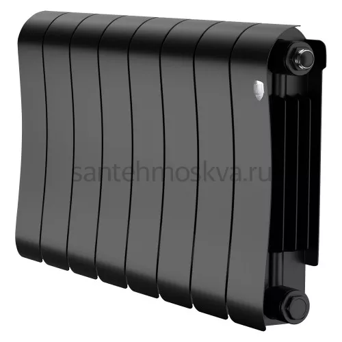 Радиатор биметаллический Royal Thermo Infinity 300 Noir Sable - 8 секции НС-1683694