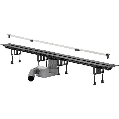 Душевой лоток Viega Advantix Vario Set (хром) 704360 с решеткой и опорами