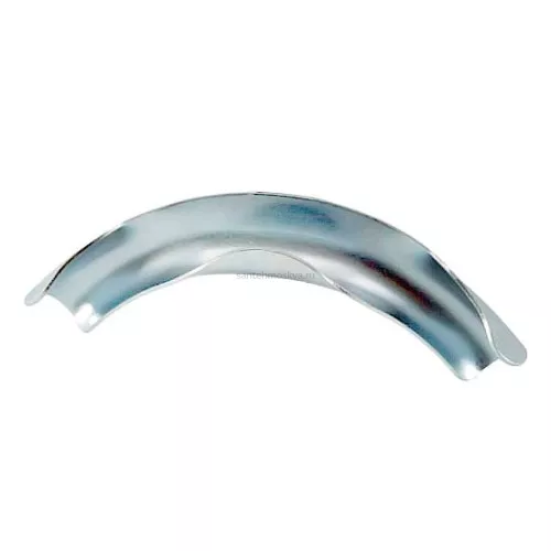 Фиксатор поворота трубы Rehau 12611531001 32/90°, с кольцами (оцинкованная сталь) (Рехау)