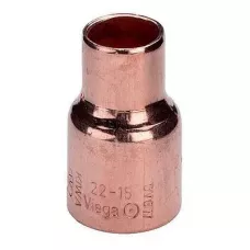 Муфта переходная Viega 121280 двухраструбная медная под пайку 42х22 Муфта переходная Viega 121280 двухраструбная медная под пайку 42х22