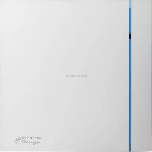 Вытяжной вентилятор Soler & Palau SILENT-100 CZ DESIGN, белый 8 Вт (Сайлент)