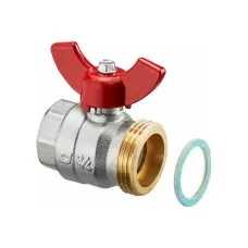 Шаровой кран Oventrop 3/4" х 1" ВН, PN с плоским уплотнением 1406383 Шаровой кран Oventrop 3/4" х 1" ВН, PN с плоским уплотнением 1406383