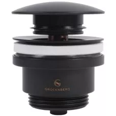 Донный клапан Grocenberg GB106 чёрный матовый Донный клапан Grocenberg GB106 чёрный матовый