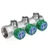 Регулирующий проходной коллектор FAR ВР-НР 1"х3/4" с 3 отводами FK 3822 134 (EUR) (Фар) Регулирующий проходной коллектор FAR ВР-НР 1"х3/4" с 3 отводами FK 3822 134 (EUR) (Фар)