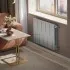 Радиатор биметаллический Royal Thermo Pianoforte 500 - 10 секций Silver Satin с боковым подключением (Роял Термо)