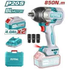Аккумуляторный ударный гайковерт TOTAL (TIWLI2085 ТОТАЛ)