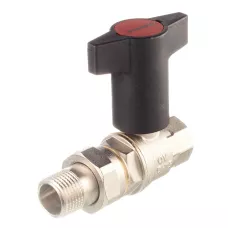 Кран шаровый Optibal 1" НГ с американкой маховик пластмассовый Oventrop 1075708 Кран шаровый Optibal 1" НГ с американкой маховик пластмассовый Oventrop 1075708
