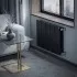 Радиатор биметаллический Royal Thermo Pianoforte 500 - 10 секций Noir Sable с боковым подключением (Роял Термо)