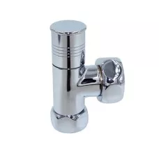Вентиль запорный угловой круглый для полотенцесушителя 1" ВР × 3/4" ВР с внутренней резьбой Вентиль запорный угловой круглый для полотенцесушителя 1" ВР × 3/4" ВР с внутренней резьбой