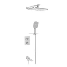 Душевая система скрытого монтажа VIEIR V25006-3F белый матовый