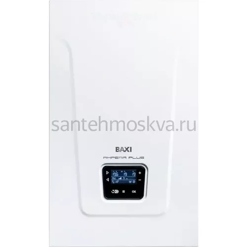 Электрический котел Baxi Ampera Plus 14, 14 кВт, E8403114, настенный, одноконтурный
