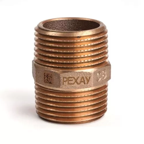 Ниппель бронзовый РЕХАУ AURLINE 1" НР, 18731061001