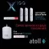 Прямоточная система обратного осмоса Atoll X100 с краном Прямоточная система обратного осмоса Atoll X100 с краном