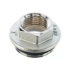 Хромированный концевой переходник FAR 1" НР х 1/2" ВР FK 4200 112 с уплотнением Хромированный концевой переходник FAR 1" НР х 1/2" ВР FK 4200 112 с уплотнением