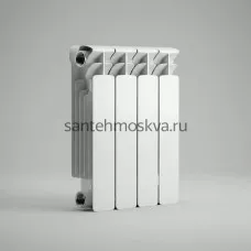 Радиатор биметаллический Base 350 - 4 секции c боковым подключением R-BA-350-04