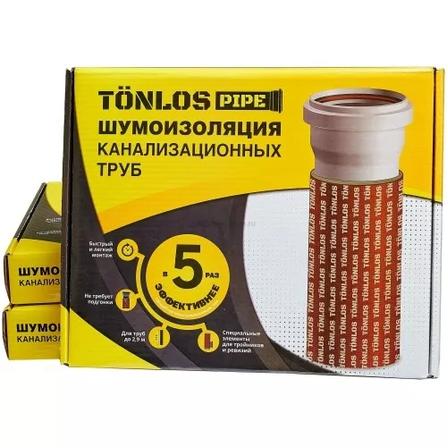 Комплект для шумоизоляции канализационных труб StP NoiseBlock Pipe 110 х 6,7 х 3000