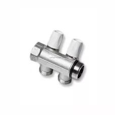 Распределительный коллектор REHAU G 1" с 2 отводами G 3/4" 11316441001 Распределительный коллектор REHAU G 1" с 2 отводами G 3/4" 11316441001