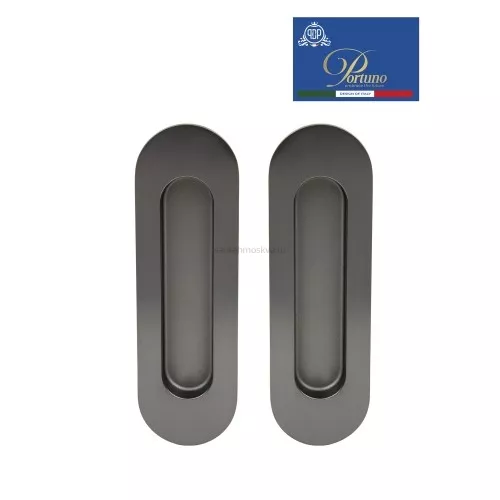 Дверная ручка PORTUNO для раздвижных дверей Стиль модерн. Артикул S.01.05 Матовый графит