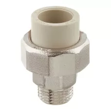 Муфта разъемная ППР FV-Plast 237020 НР 20x1/2" (американка) Муфта разъемная ППР FV-Plast 237020 НР 20x1/2" (американка)