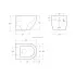Инсталляция Geberit Duofix 458.128.21.1 + унитаз Belbagno UNO безободковый, BB3105CHR/SC