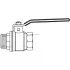 Кран шаровый 1 1/4" НВ маховик из алюминия Optibal Oventrop (Овентроп)