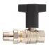 Кран шаровый Optibal 3/4" НГ с американкой маховик пластмассовый Oventrop 1075706 (Овентроп)