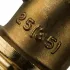 Угольник настенный Италия SFA-0009-002534 (водорозетка) с креплением 25xRp 3/4"
