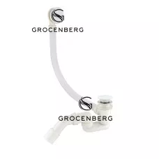 Автоматический сливы-перелив для ванны Grocenberg GB230W Белый