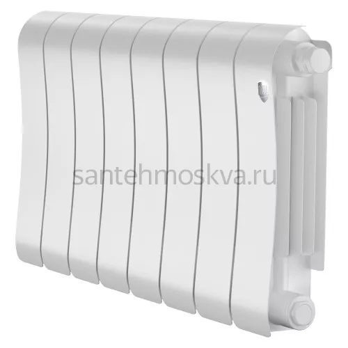 Радиатор биметаллический Royal Thermo Infinity 300 Bianco Traffico VR80 - 8 секции НС-1696339