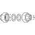 Комплект чугунных гаек UNION KIT 2" х 1 1/4" F (547121070) ДАБ Комплект чугунных гаек UNION KIT 2" х 1 1/4" F (547121070) ДАБ