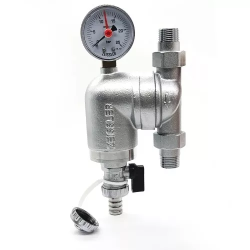 Фильтр Zeissler 100 мкм, с манометром, ZSf.303.0105N 3/4" НР