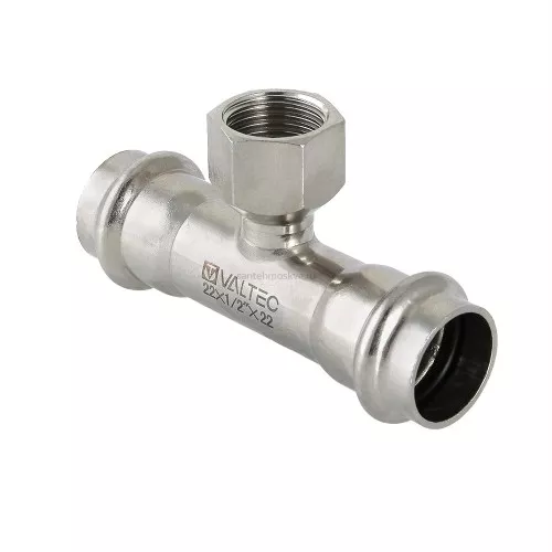 Тройник нержавеющая сталь Valtec 42 мм х 1" ВР, VTi.932.I.420642