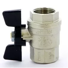 Кран шаровый ВВ бабочка 3/4" Bugatti Кран шаровый ВВ бабочка 3/4" Bugatti