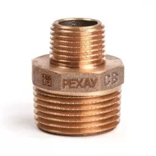 Ниппель переходной бронзовый РЕХАУ AURLINE 1" x 1/2"  НР, 18732641001