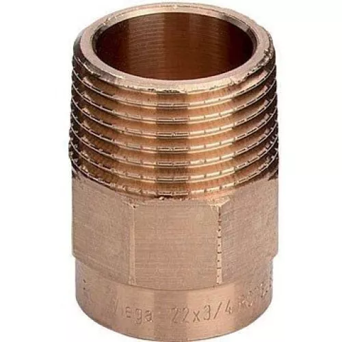 Муфта Viega 107109 НР медная под пайку 35х1" (Виега)