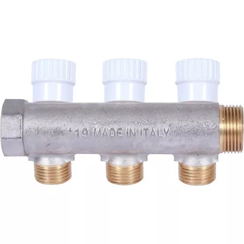 Коллектор распределительный 3/4", 3 отвода 1/2" SMB 6852 341203