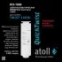 Набор картриджей для atoll TWIST 1000i (префильтр; мембрана; постфильтр) Набор картриджей для atoll TWIST 1000i (префильтр; мембрана; постфильтр)