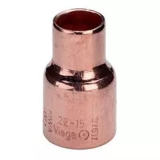 Муфта переходная Viega 105334 двухраструбная медная под пайку 35х28 Муфта переходная Viega 105334 двухраструбная медная под пайку 35х28